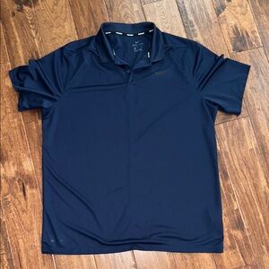 Nike Men's Navy Blue Golf Polo Shirt XL